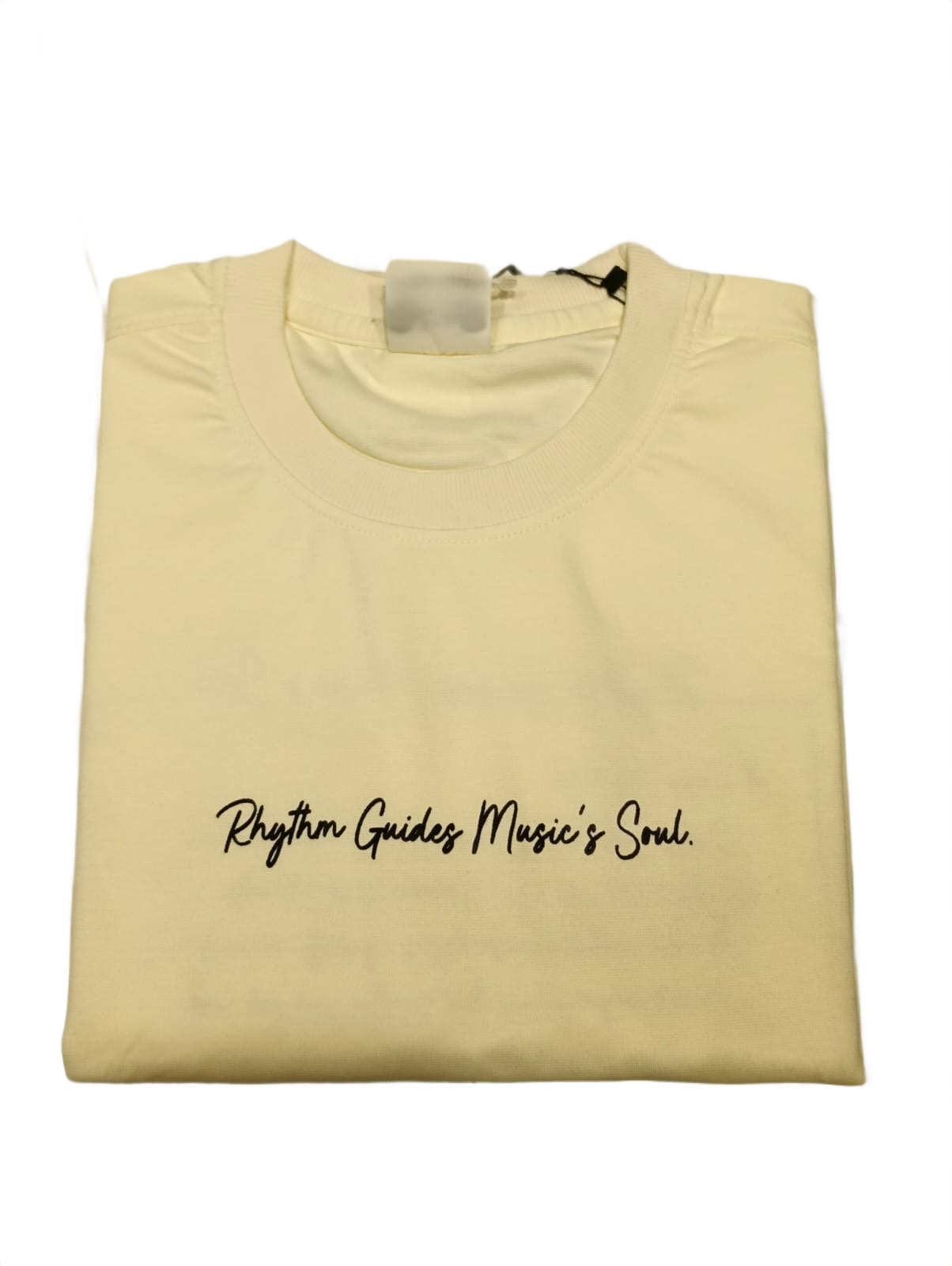 Men's Premium Off-White Crew Neck Cotton T-Shirt