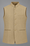 Men's Beige Textured Modi Jacket
