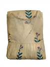 Elegant Cream Floral Printed Kurta & Palazzo Set for Women