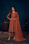 Embroidered Kurta Pant & Dupatta Set