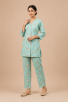 Women  Floral Printed Cotton Co-Ord Set