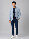Sky Blue Premium Casual Blazer for Men