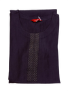 Elegant Plum Textured Kurti