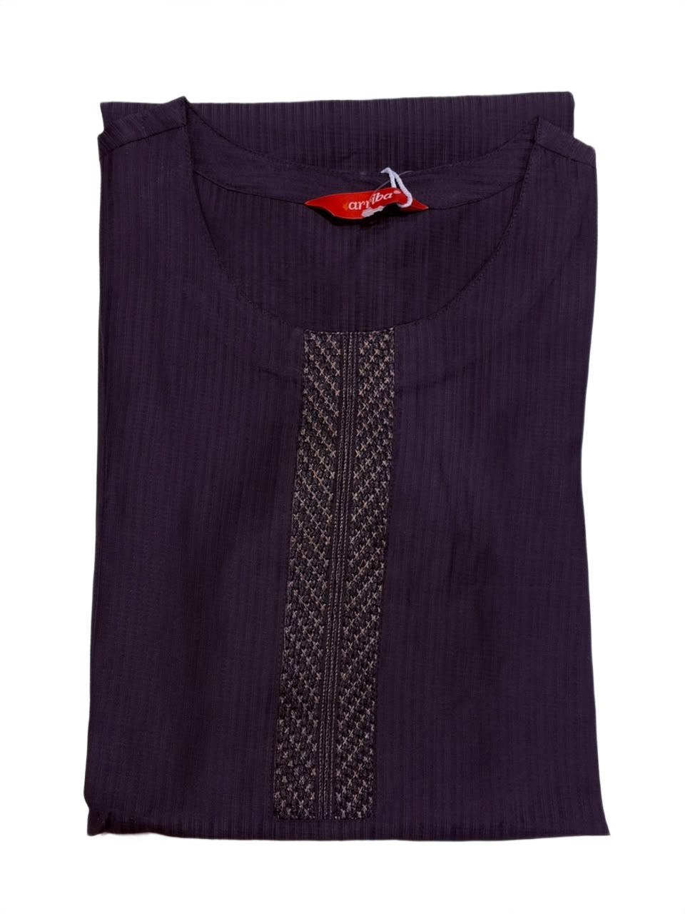 Elegant Plum Textured Kurti