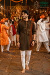 Brown & Rust Contemporary Festive Kurta Set