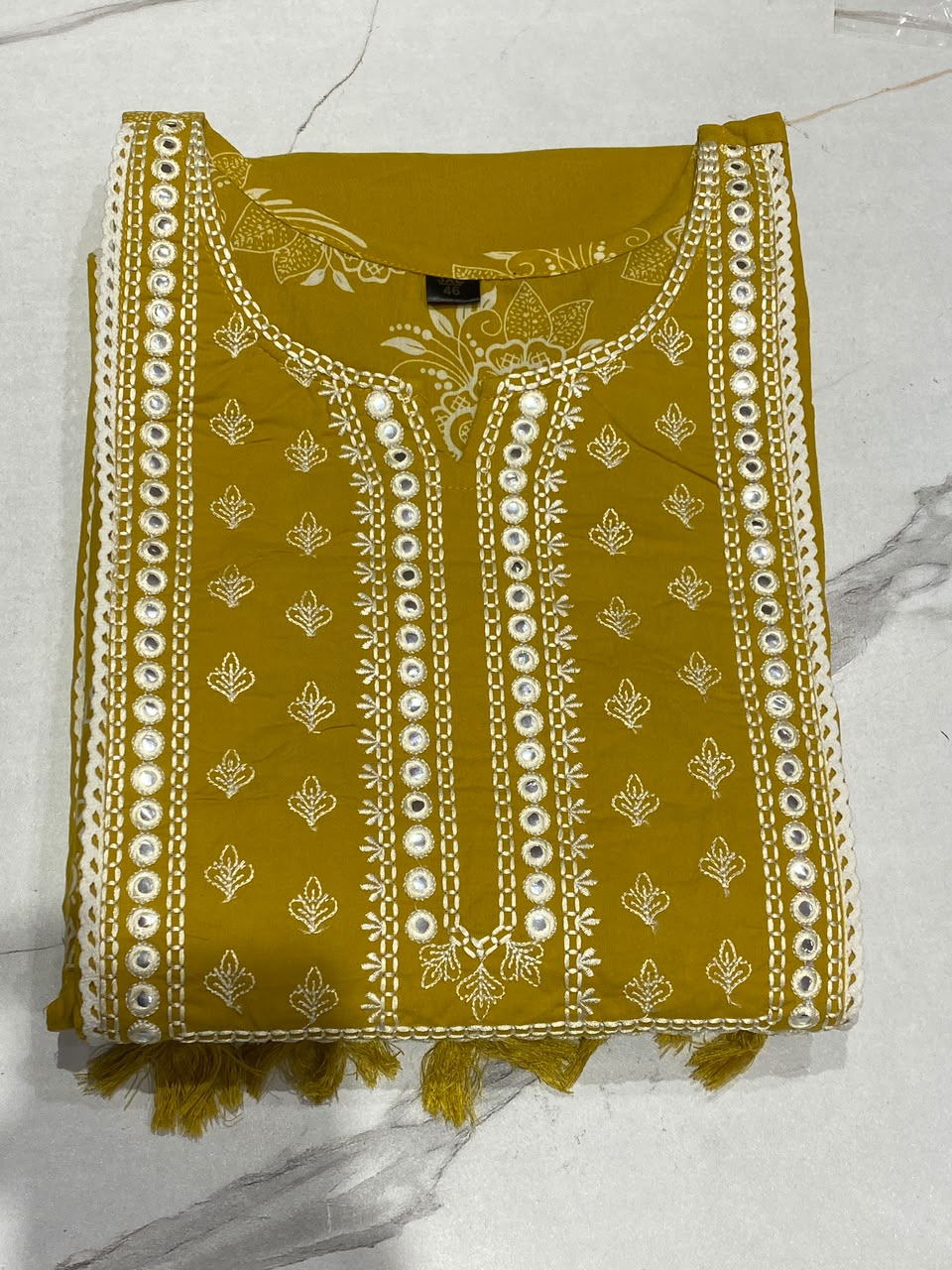 Cotton Kurta Pant Set with Dupatta