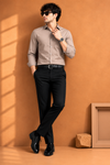Men's Premium Peach Formal Shirt