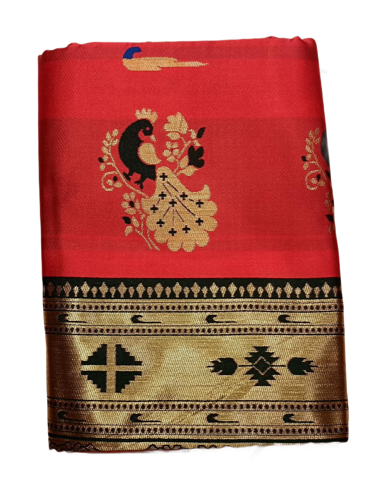 Festive Pink Silk Saree with Grand Gold Woven Pallu