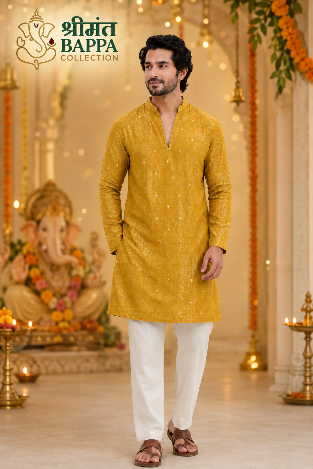 Bappa Collection – Plum Tissue Kurta