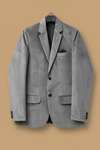 Men's Grey Casual Blazer Jacket