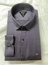Men's Textured  Formal Shirt – Premium Full Sleeve Office Wear