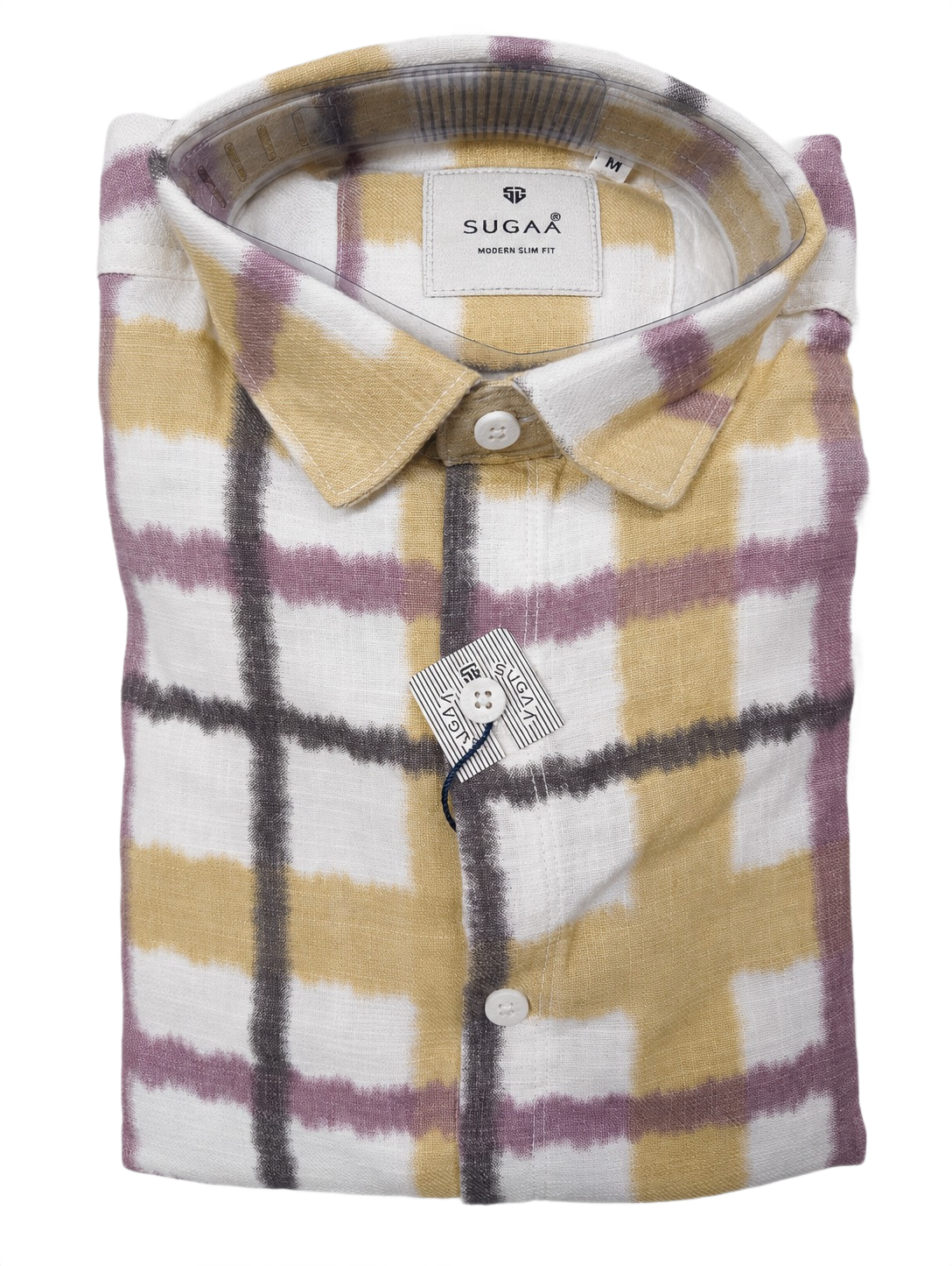 Men's Green & Blue Checked Casual Shirt