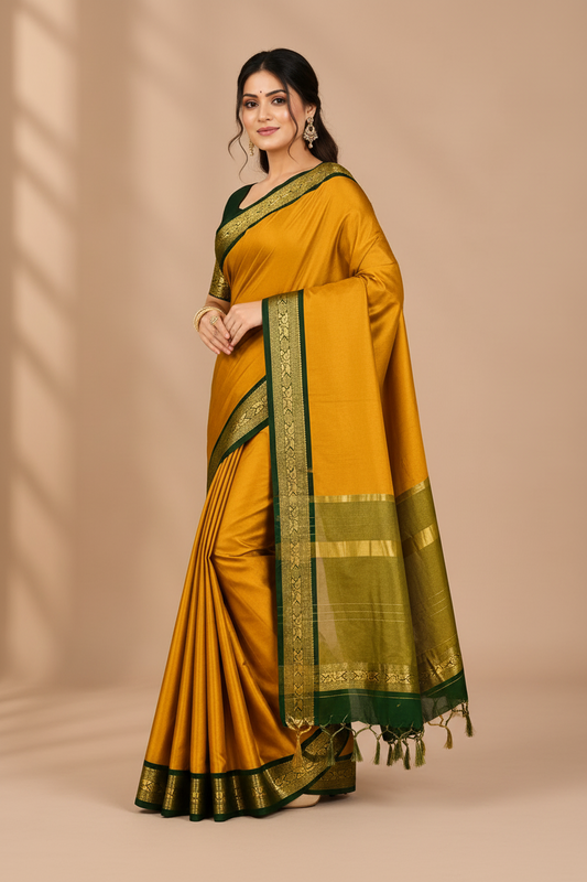 Elegant Silk Blend Saree  Traditional Sarees
