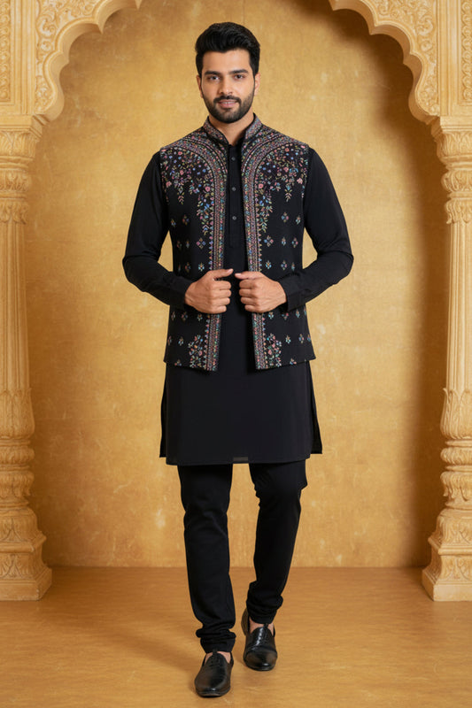 Elegant Embroidered Indo Western
