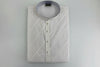 Men’s White Self-Textured Kurta Pajama Set