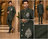 Forest Green Embroidered Jodhpuri Suit Set