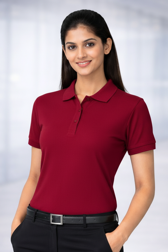 Corporate Uniform Women T-Shirt Customizable Bulk Order