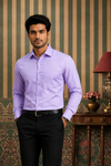 Men's Premium Lavender Full Sleeve Formal Shirt | Classic Fit | Office & Party Wear