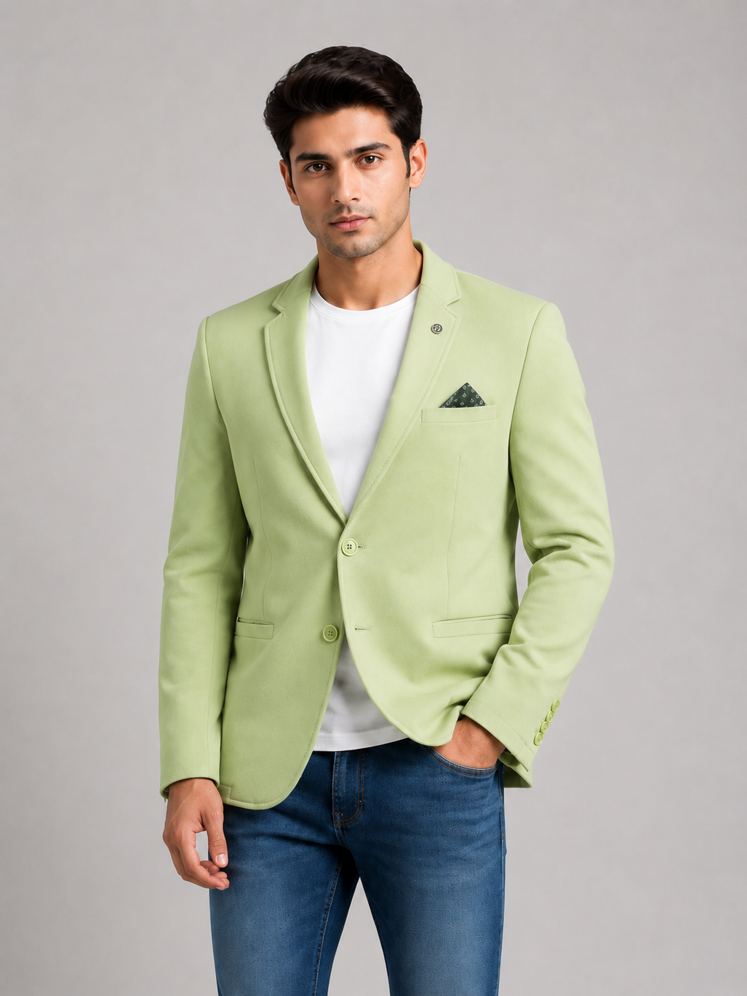 Pista Green Premium Formal Blazer for Men