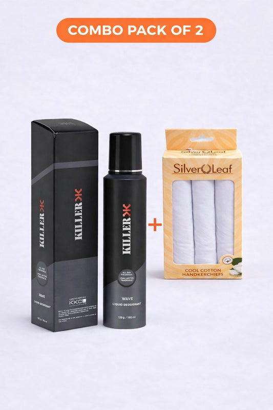 Deodorant + Handkerchiefs - Combo Pack Of 2