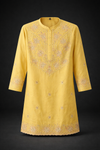 Royal Mustard Embroidered Kurta Set with Pant
