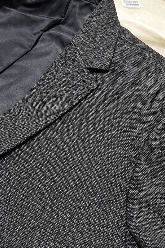 Black Matty Women’s Blazer With Unstitched Trouser Fabric