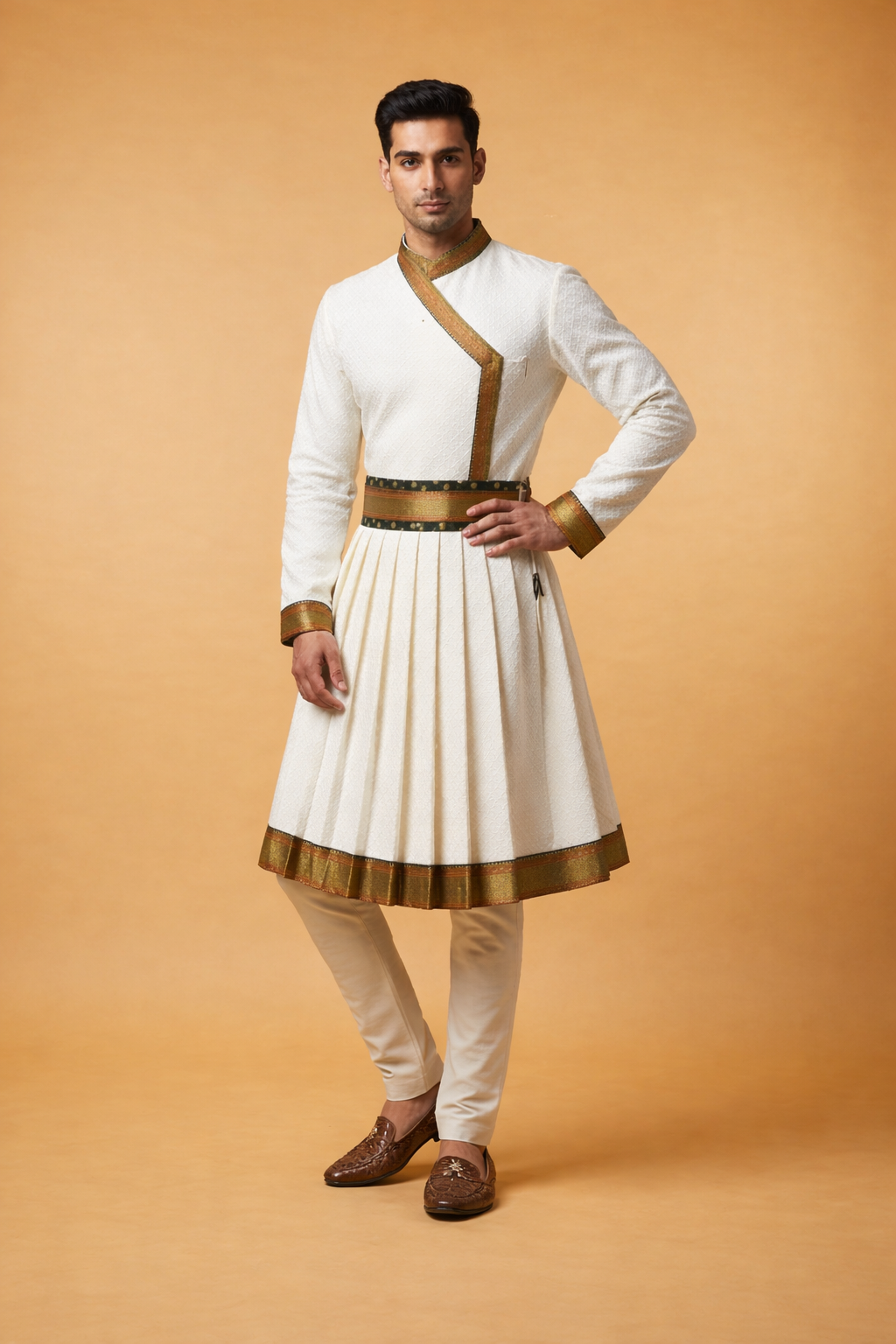 Royal Angarkha Peshwai Outfit