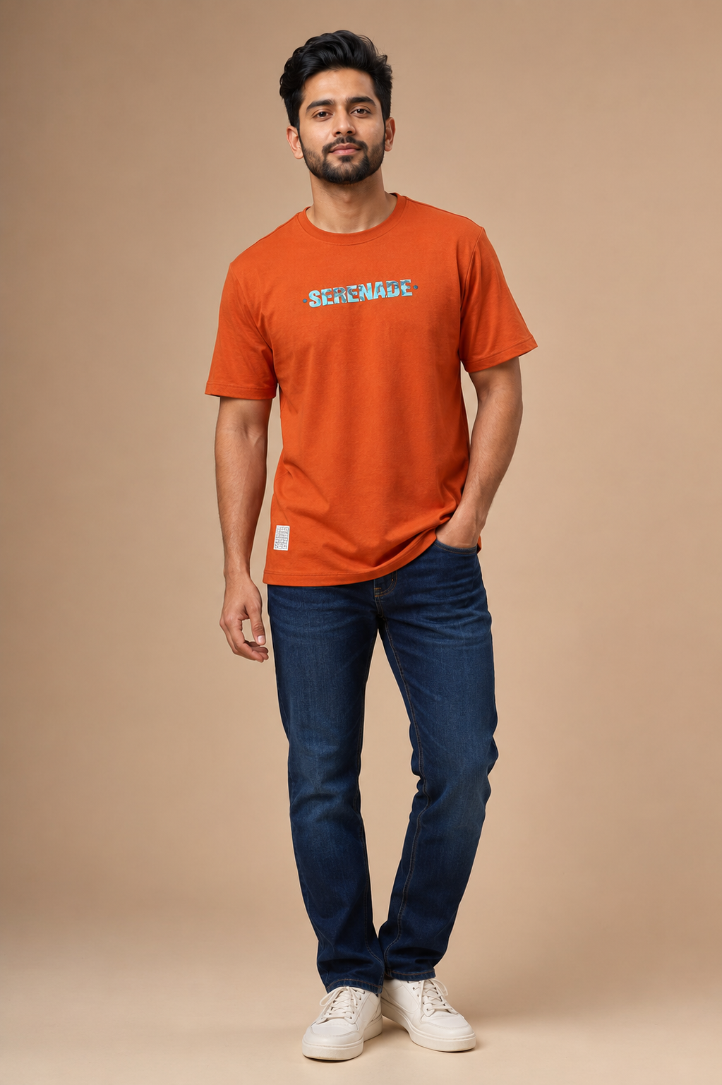 Men’s Rust Orange Serenade Graphic T-Shirt