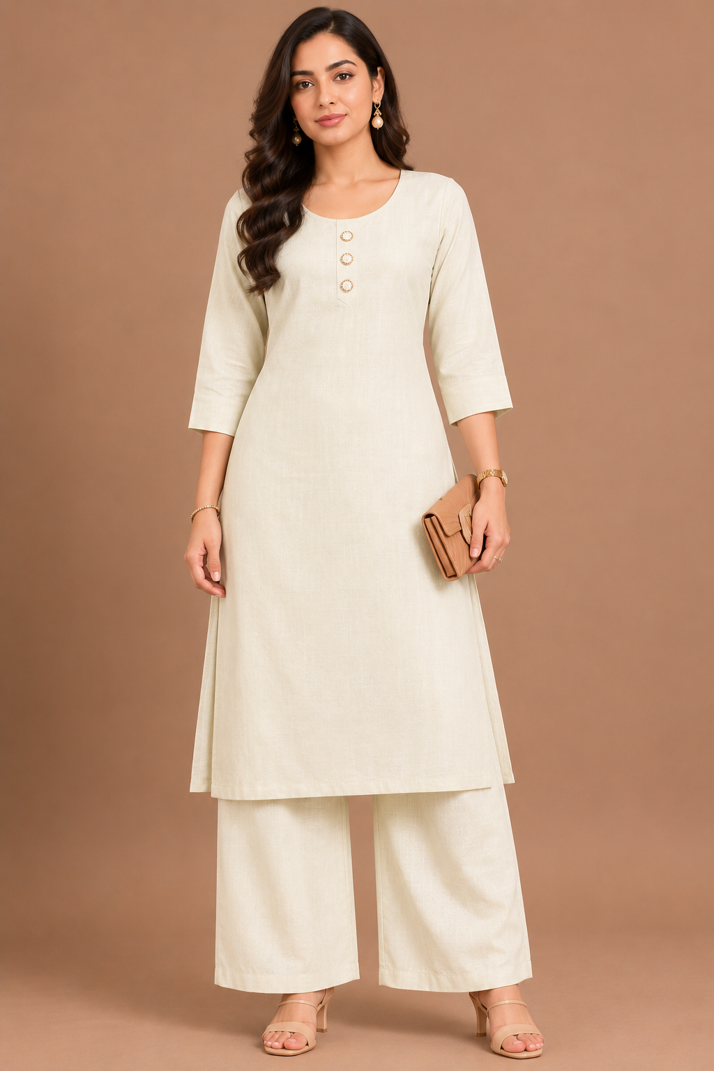 Elegant Ivory Co-Ord Set for Women