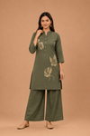 Floral Printed Cotton Blend Co-Ord Set for Women