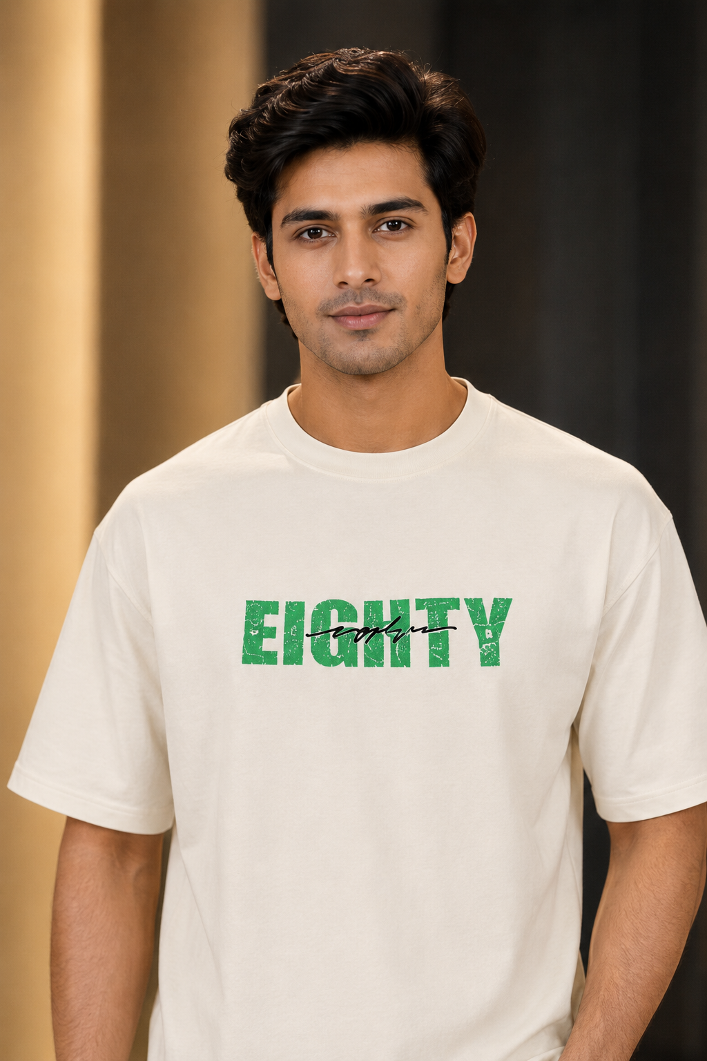 Men’s Off-White Graphic Print Oversized T-Shirt