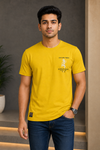 Men’s Explore More Mustard Yellow Graphic T-Shirt