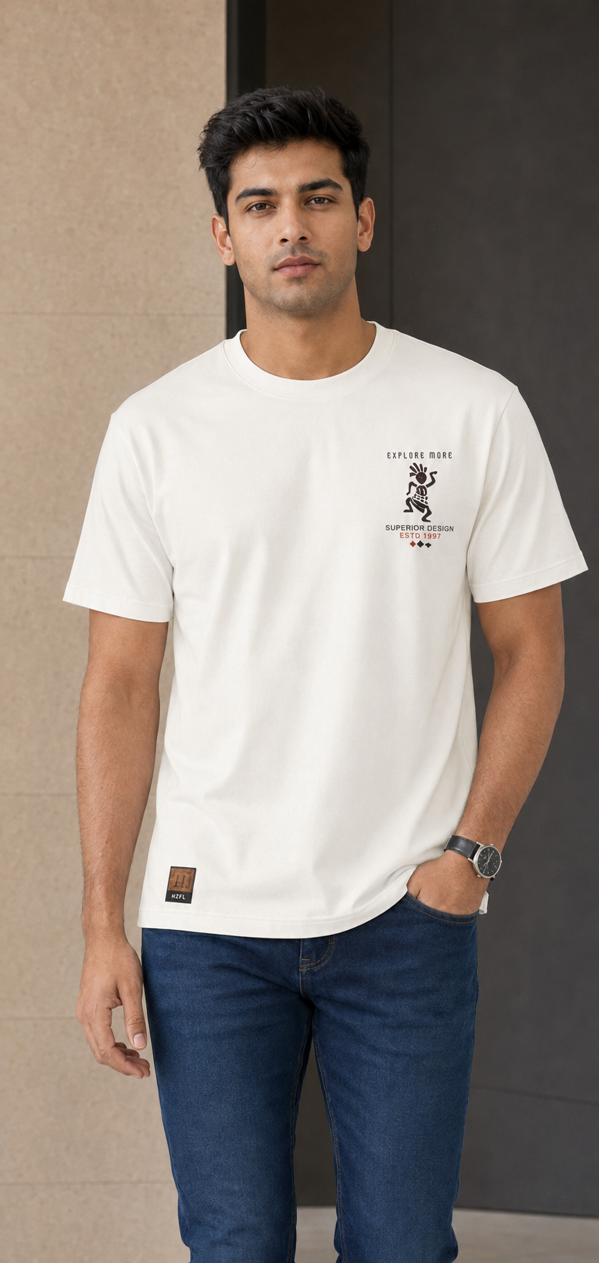 Men’s Premium Textured Polo T-Shirt