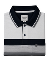Classic Navy Stripe Polo T-Shirt – Premium Cotton Comfort