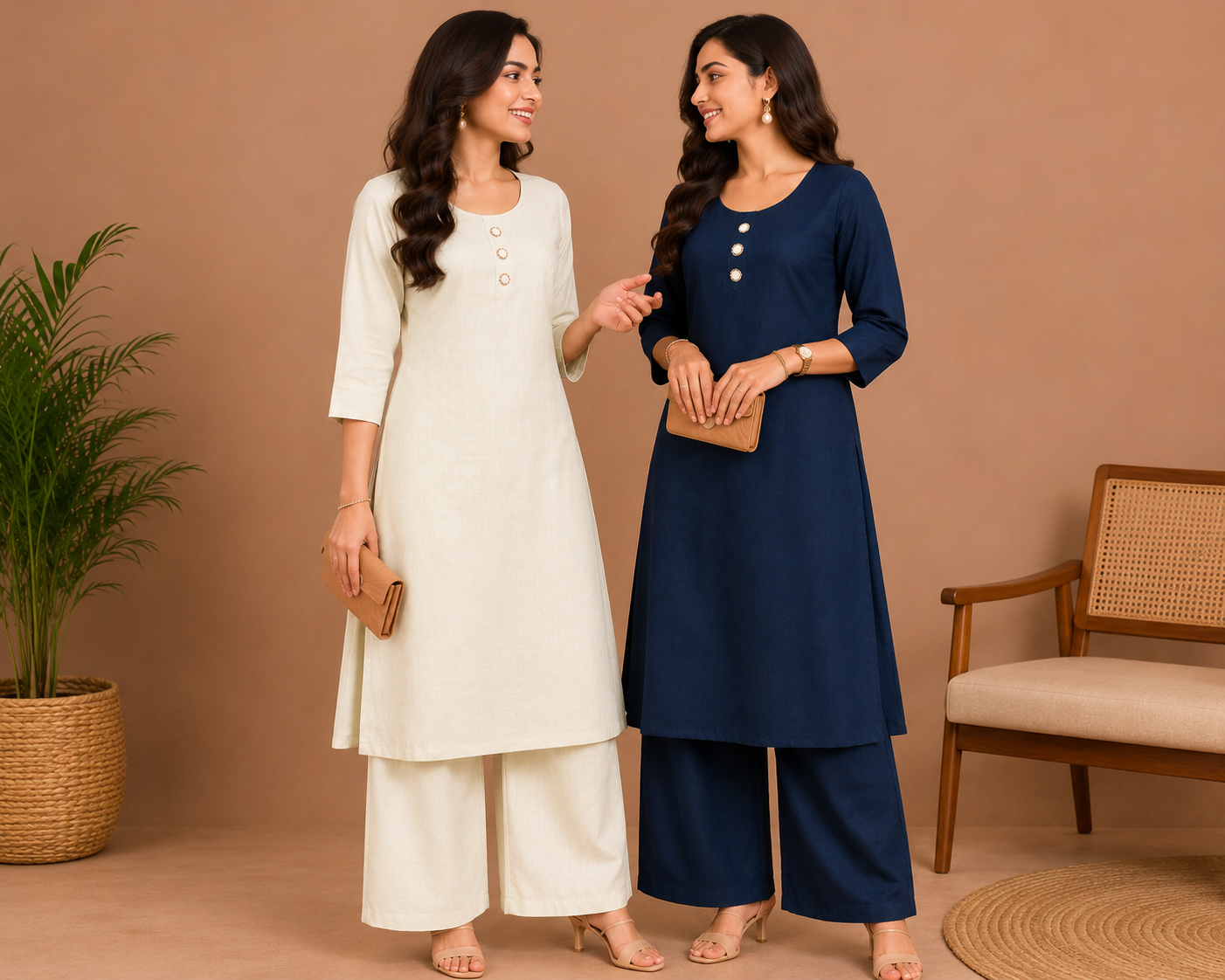 Elegant Ivory Co-Ord Set for Women
