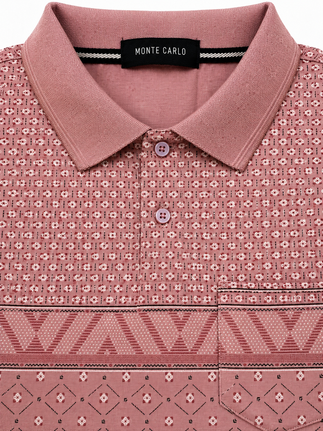 Men's Sky Blue Printed Polo T-Shirt |Smart Casual Wear
