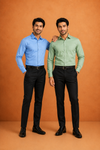 Sky Blue Formal Full Sleeve Shirt for Men
