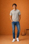 Men's Camel Brown Polo T-Shirt