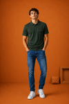 C'LAI Men's Premium Polo T-Shirt – Wine Maroon