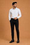 Men’s Sky Blue Checked Rich Cotton Formal Shirt