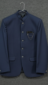 Regal Navy Blue Classic Bandhgala Blazer
