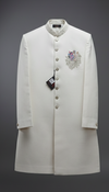 Men's Ivory Western Nawabi Sherwani