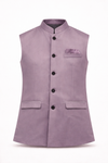 LILAC SOLID NEHRU JACKET