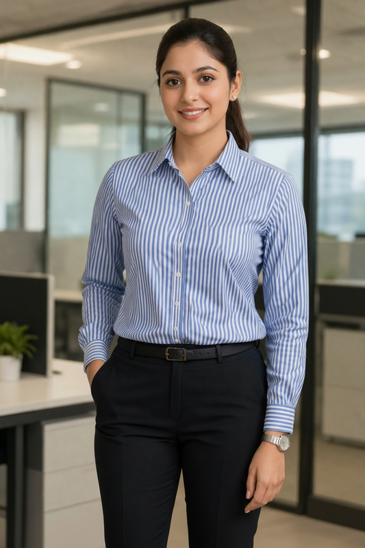 Premium Corporate Formal Shirt Women Uniform.