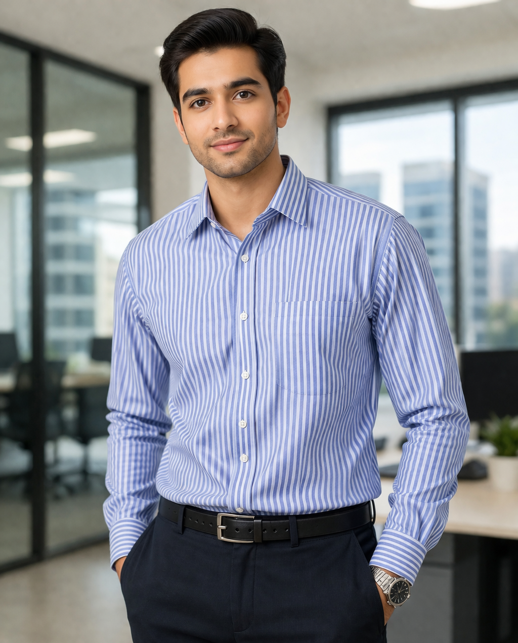 Premium Corporate Formal Shirt Men Uniform.