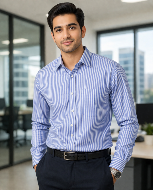 Premium Corporate Formal Shirt Men Uniform.