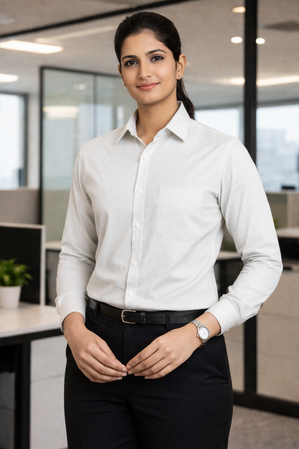 Premium Corporate Formal Shirt Women Uniform.
