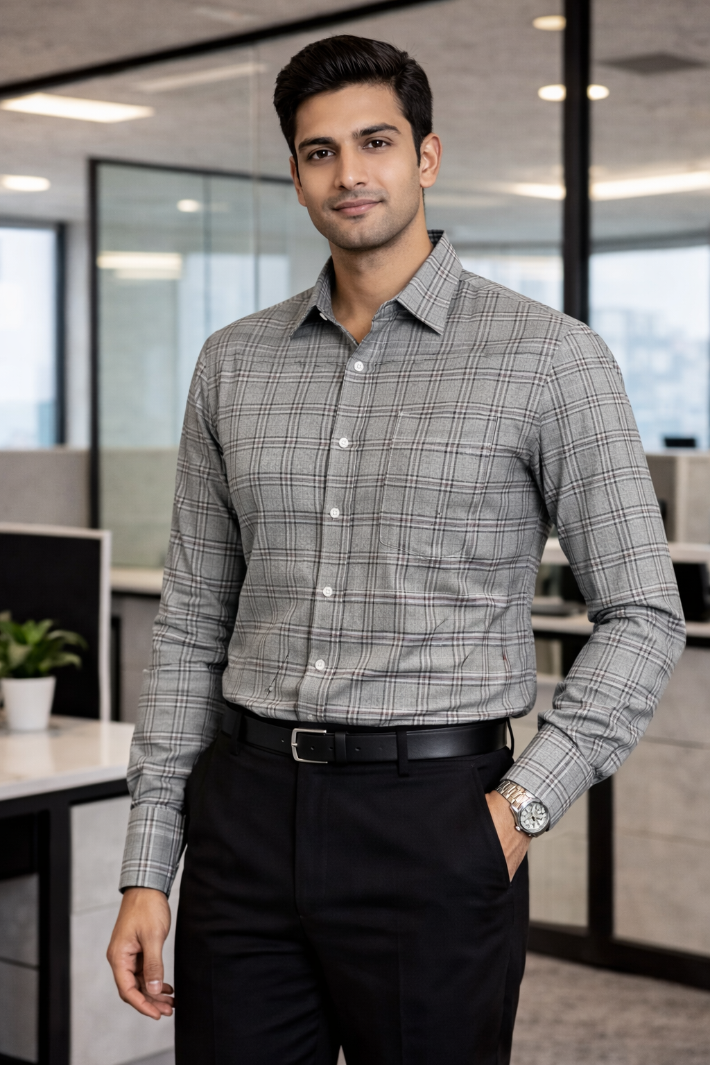 Premium Corporate Formal Shirt Men Uniform.