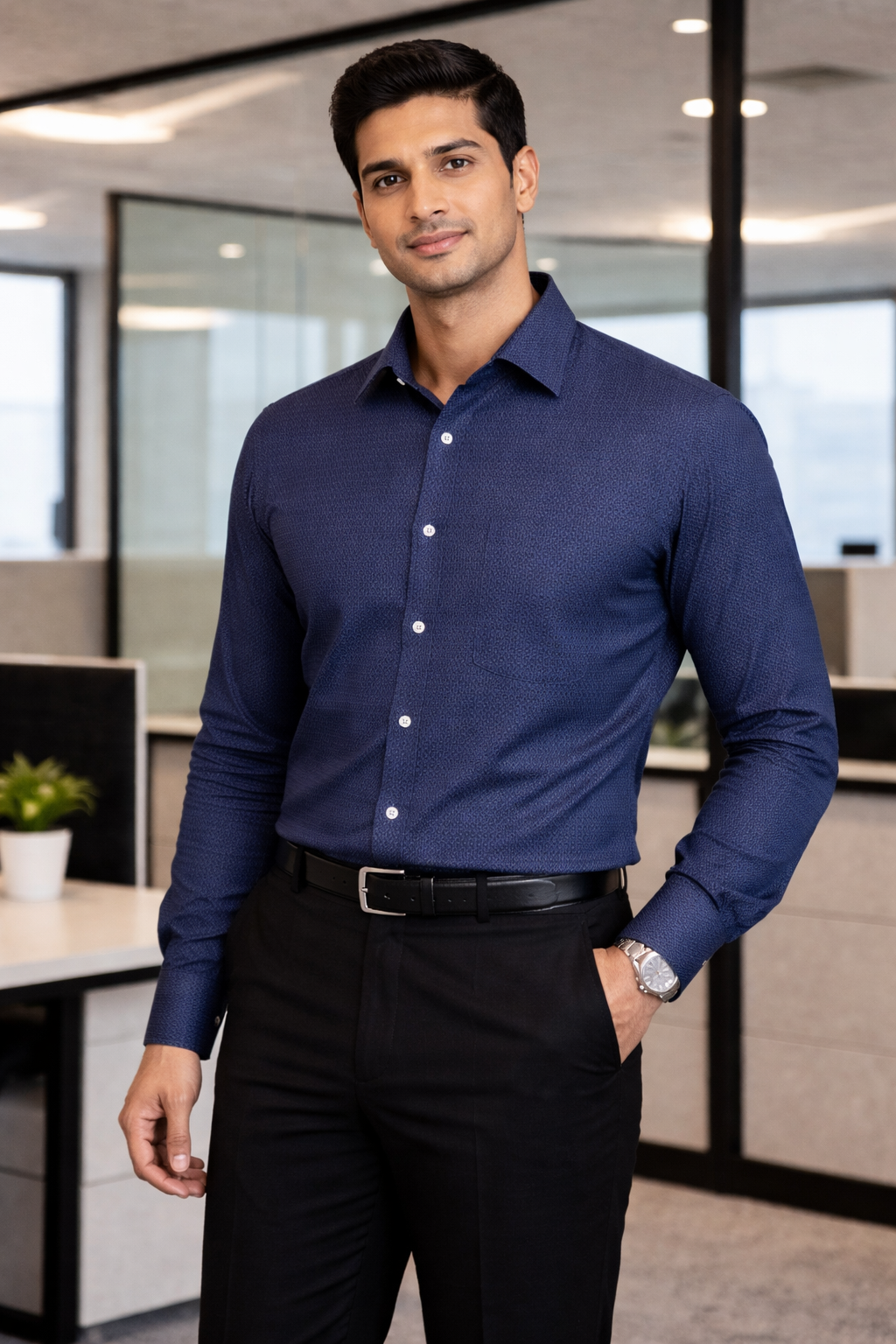 Premium Corporate Formal Shirt Men Uniform.