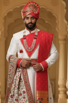 Exclusive Traditional Sherwani With Stole & Bottom